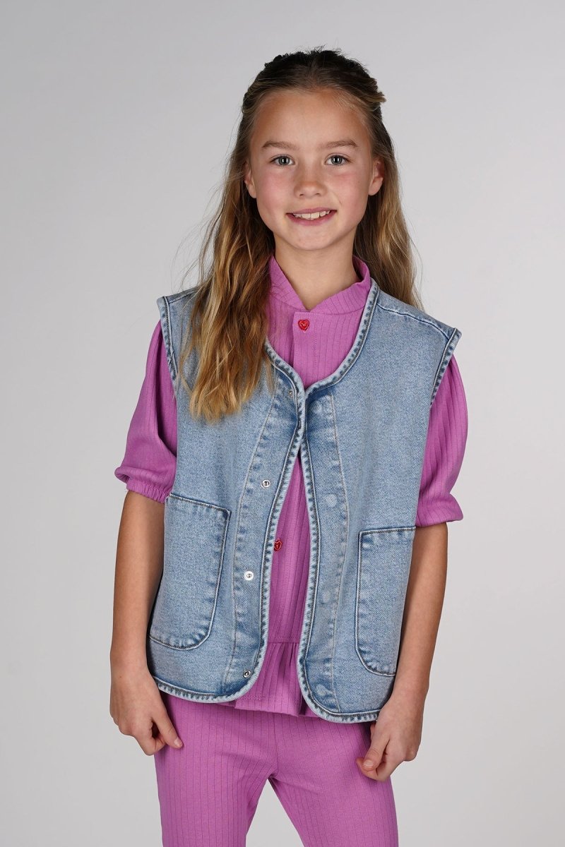 Claes gilet denim vacances - The New Chapter Store