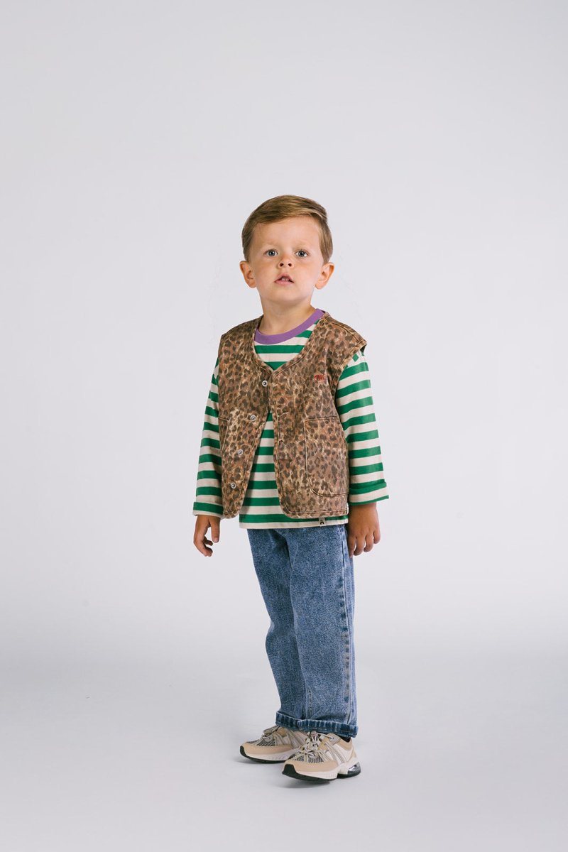 Claes Panter Gilet Bruin - The New Chapter Store