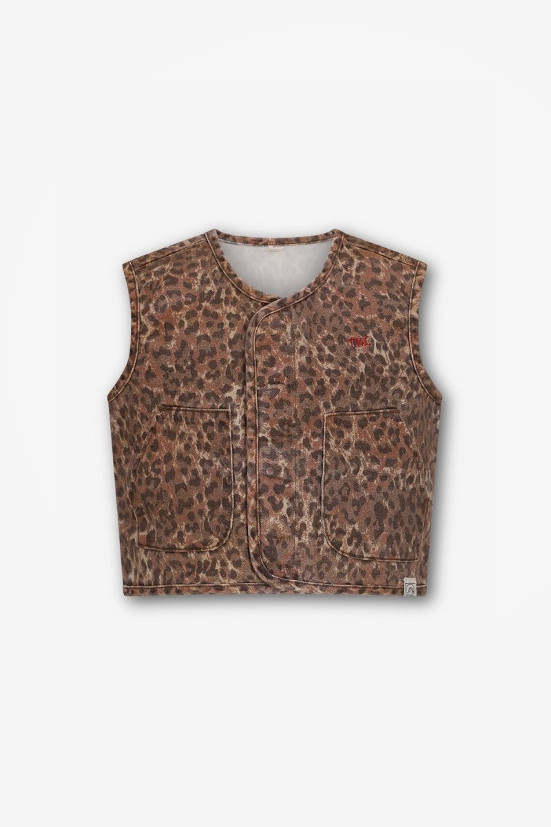 Claes Panter Gilet Bruin - The New Chapter Store