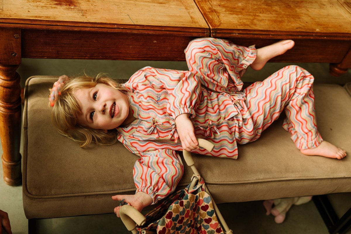 Izzy blouse groovy waves - The New Chapter Store