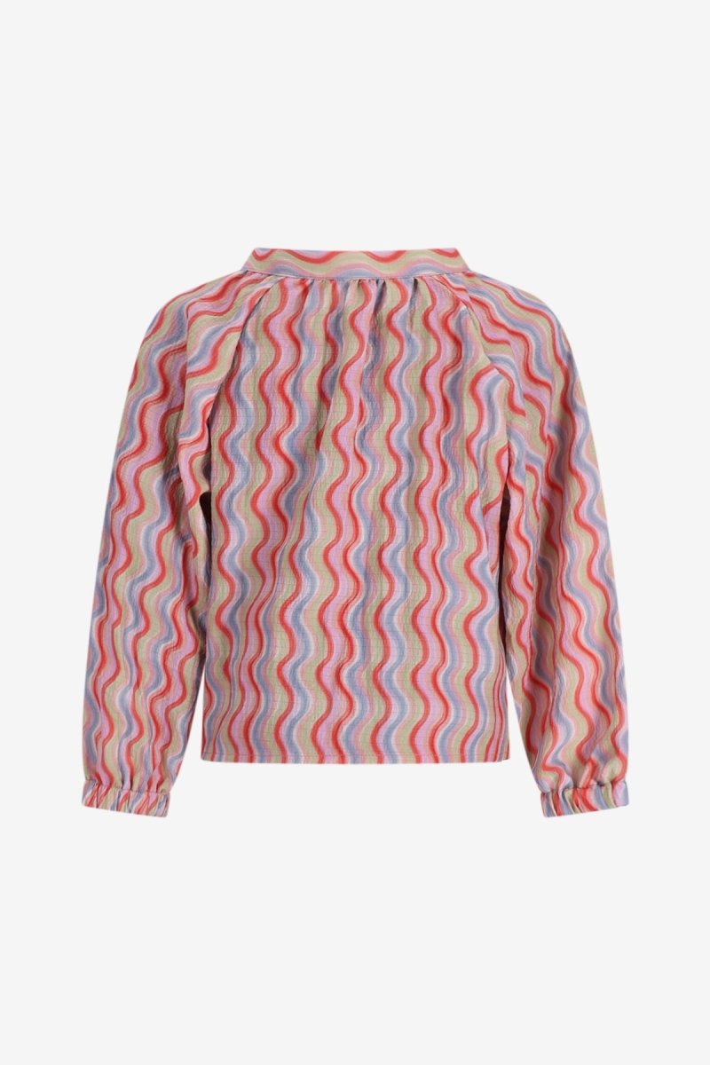 Izzy blouse groovy waves - The New Chapter Store