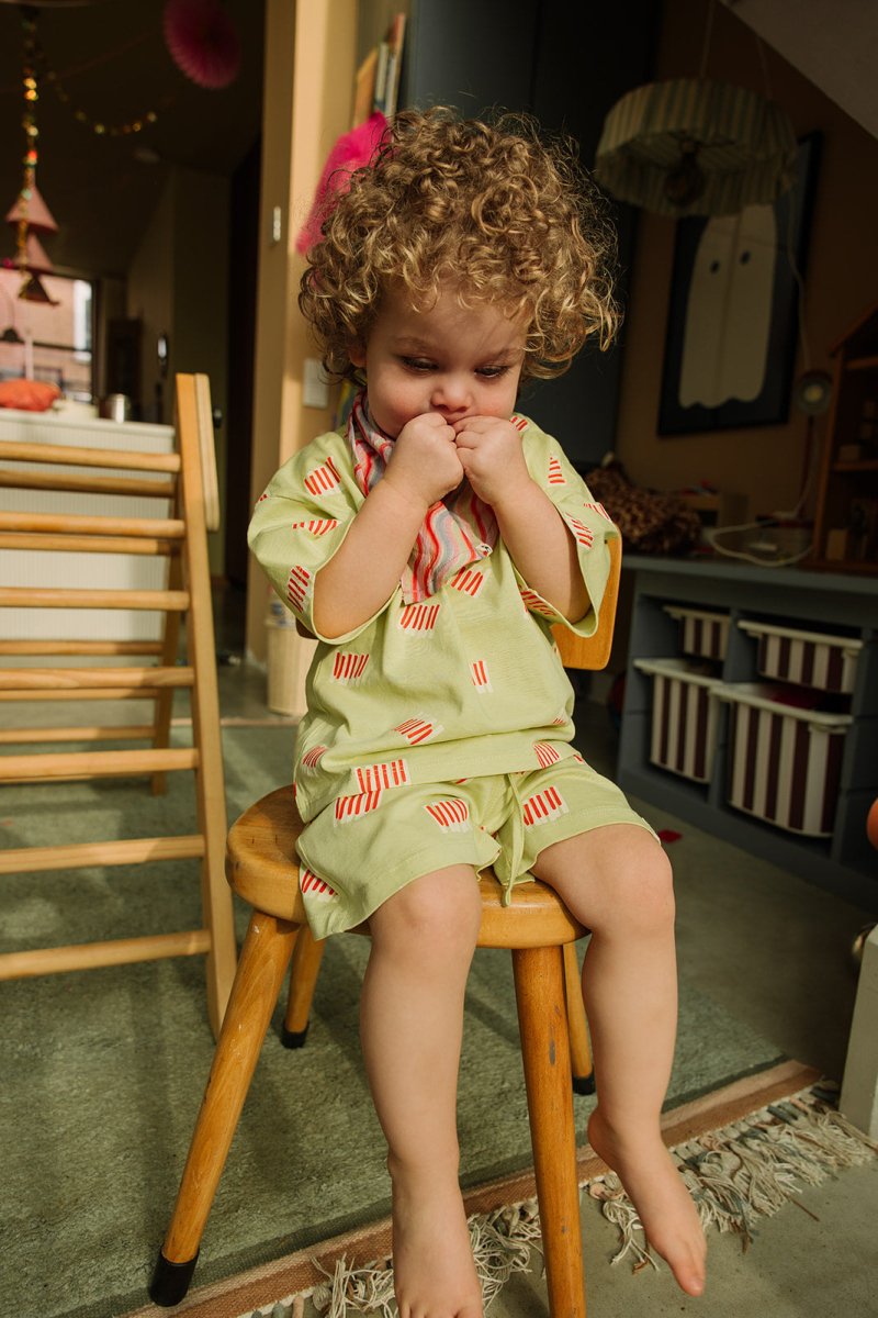 Jacey co - ord groen Giant steps - The New Chapter Store