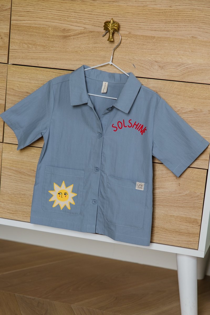 Jimmi blouse blauw Solshine - The New Chapter Store