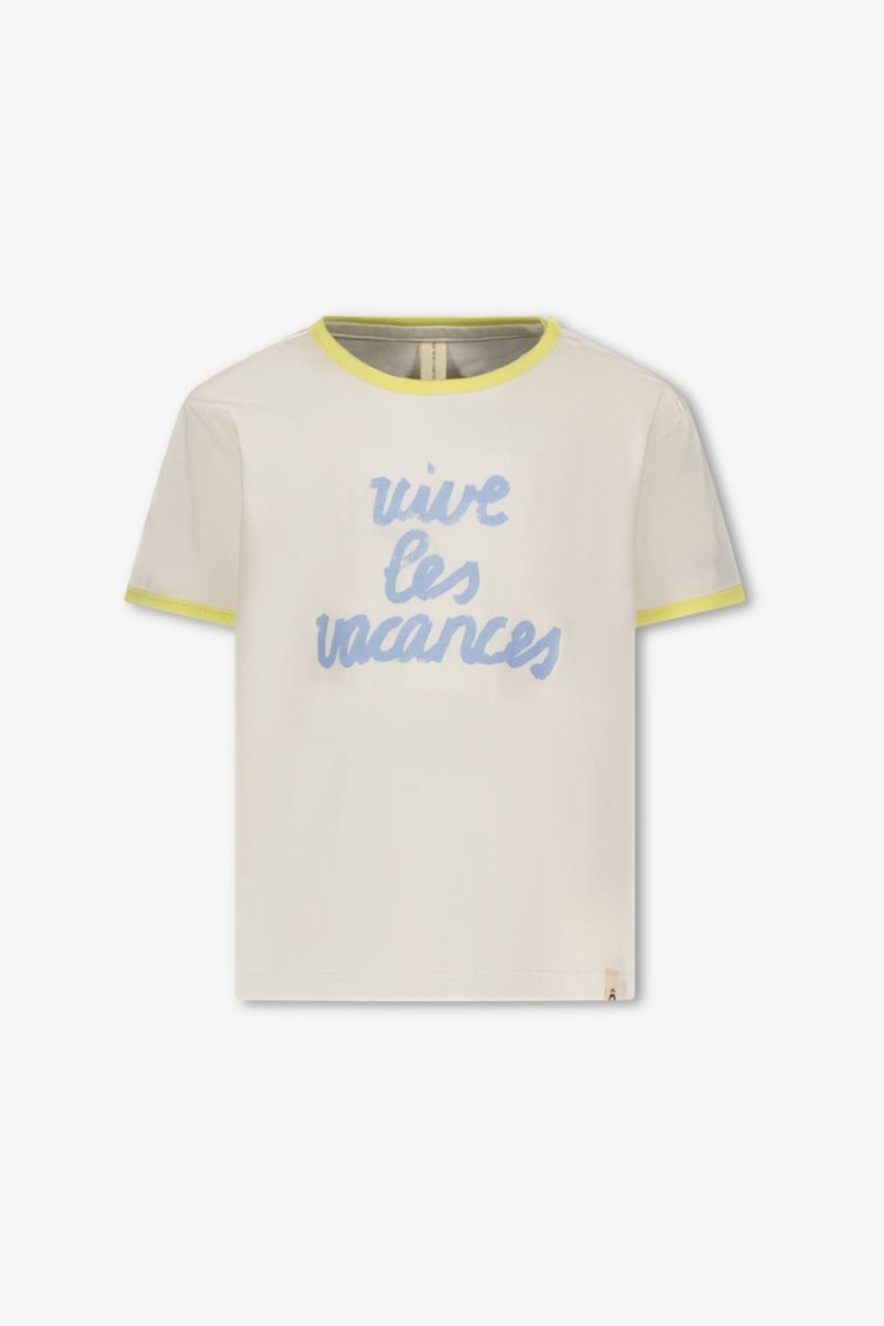 Manu T-shirt wit vacances - The New Chapter Store