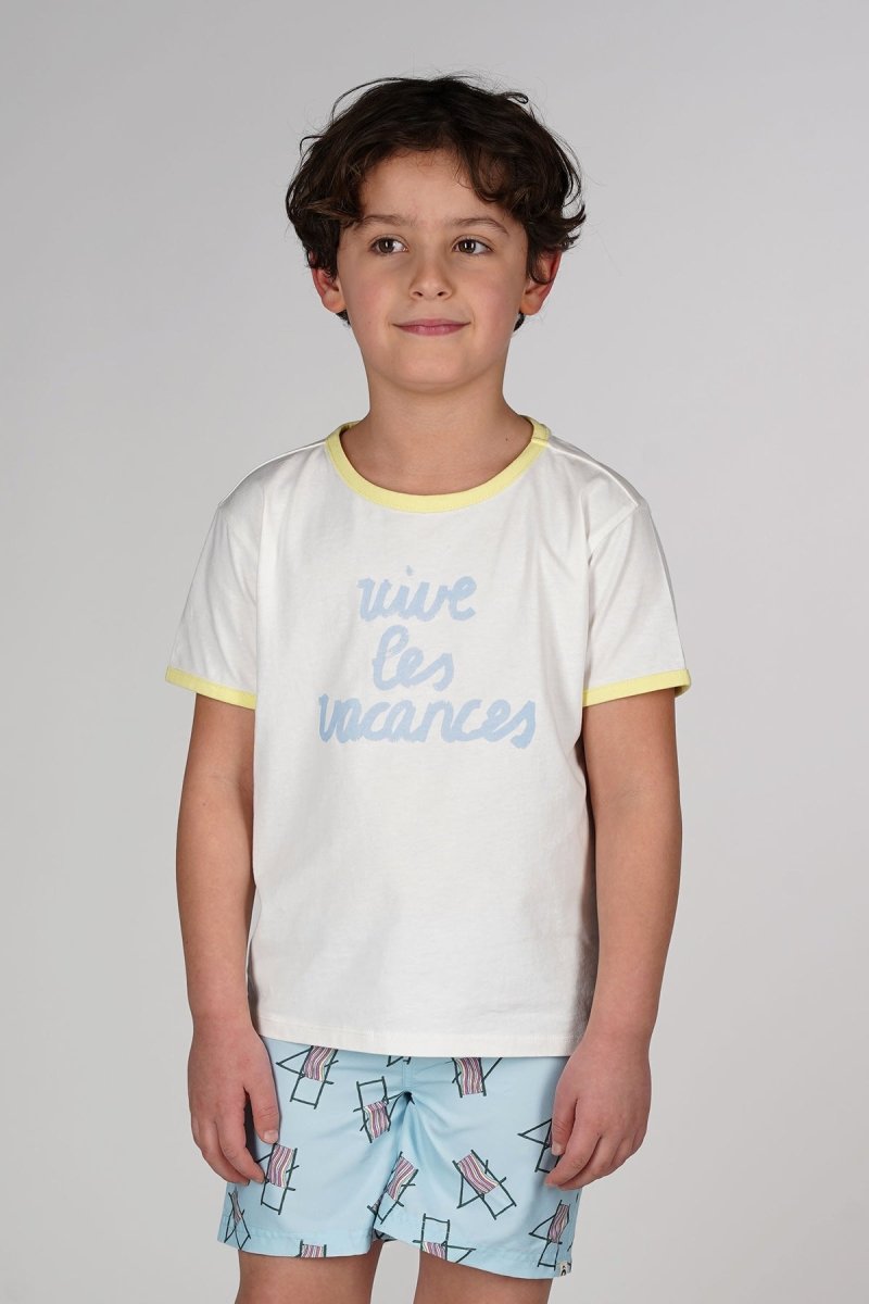 Manu T-shirt wit vacances - The New Chapter Store