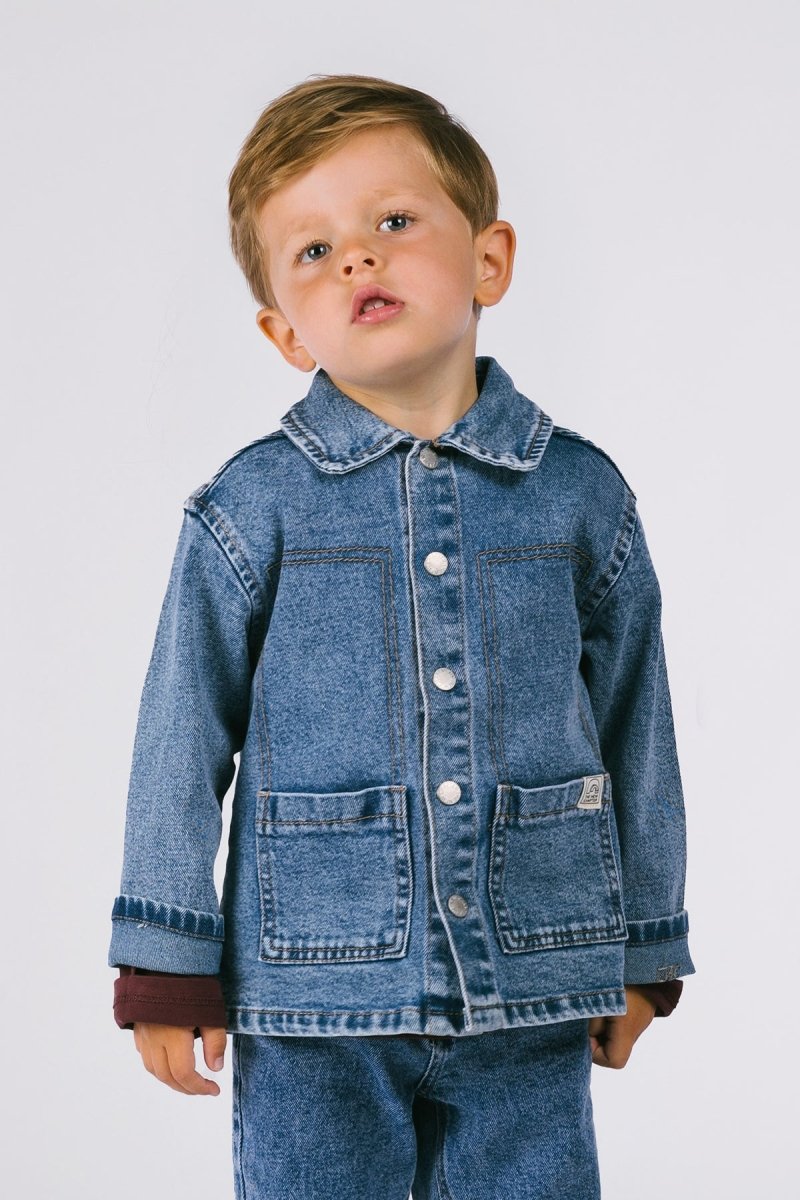Noï The New Chapter denim jacket pink - The New Chapter Store