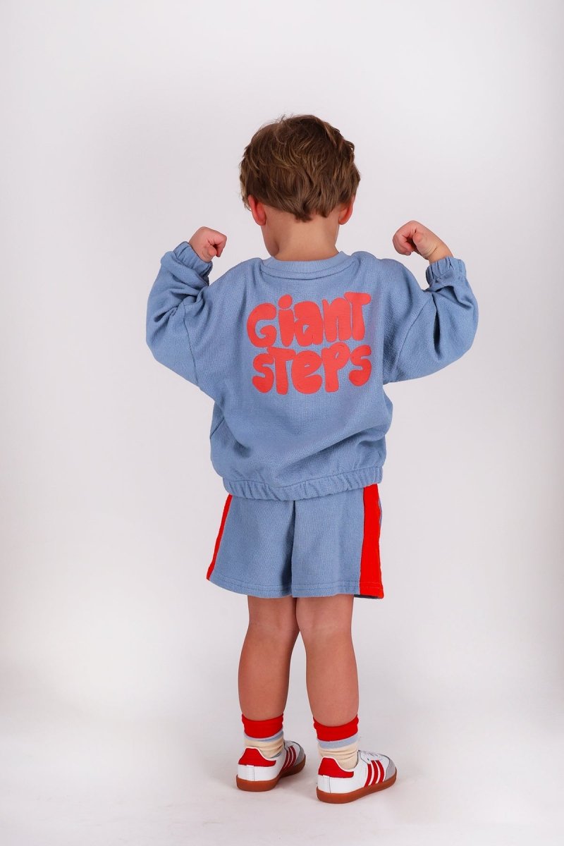 Samu short blauw Giant steps - The New Chapter Store