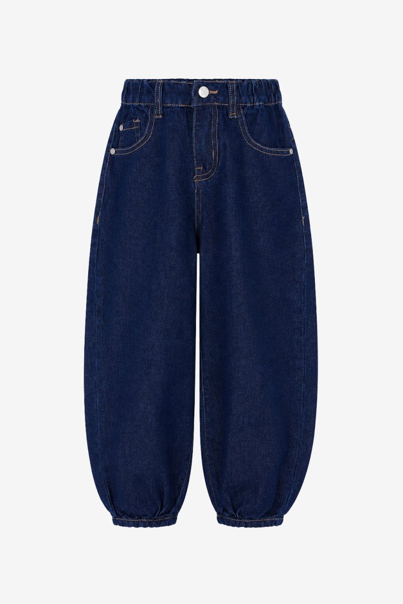 STIJE DENIM PANTS DONKERBLAUW BOLD COLORS - The New Chapter Store