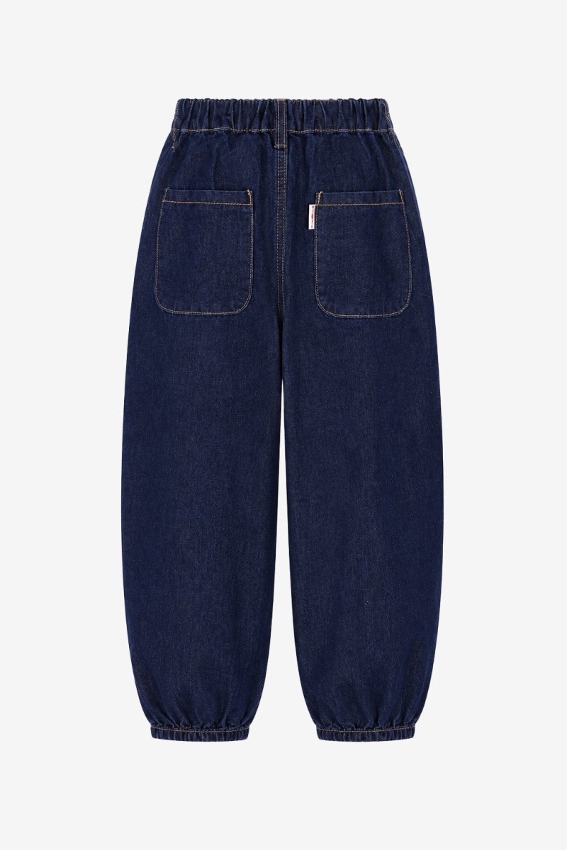 STIJE DENIM PANTS DONKERBLAUW BOLD COLORS - The New Chapter Store