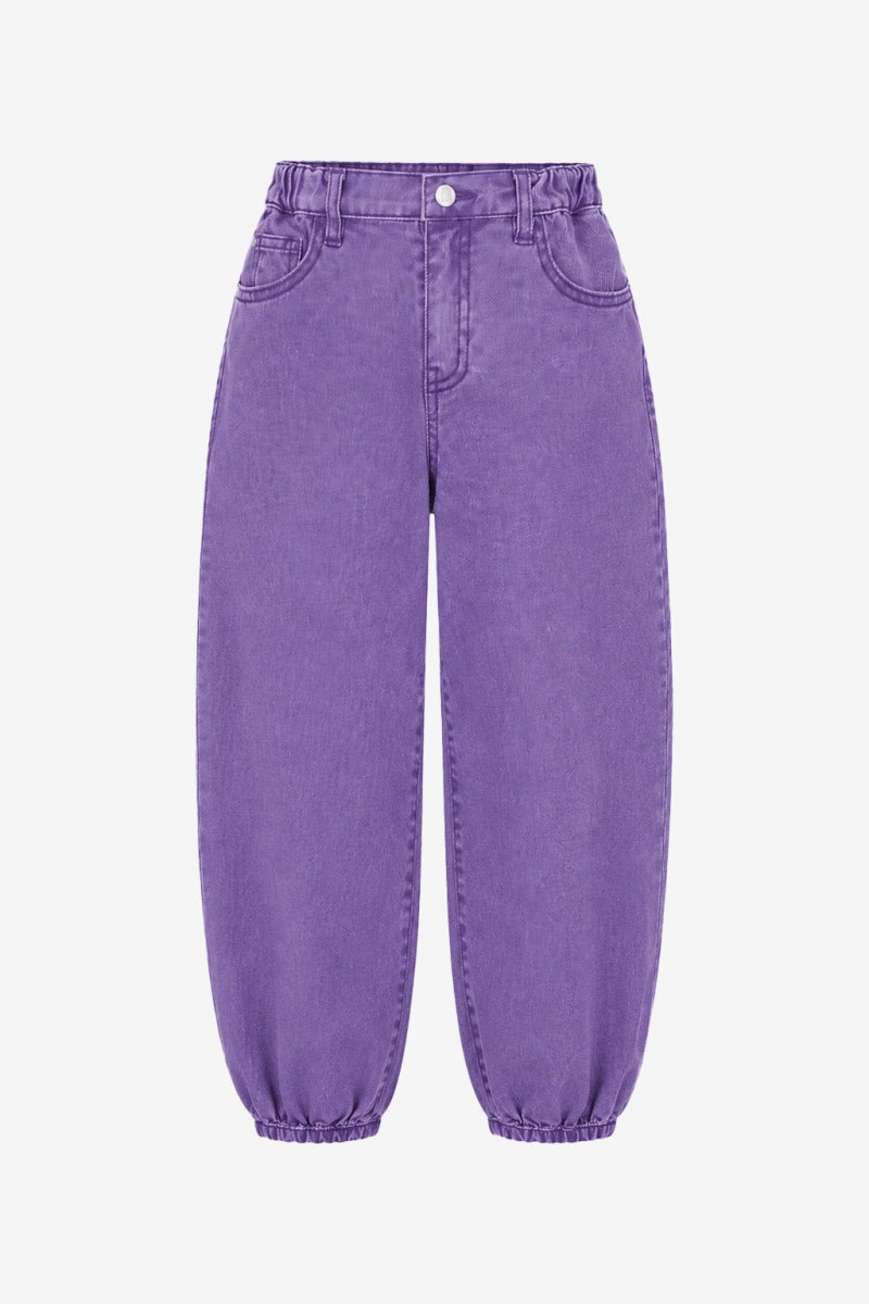 STIJE DENIM PANTS PAARS BOLD COLORS - The New Chapter Store