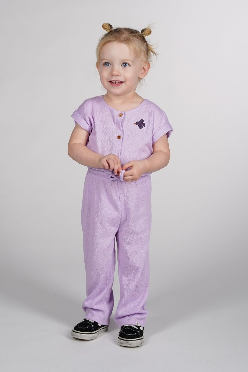 Teddy jumpsuit lila Birdie - The New Chapter Store