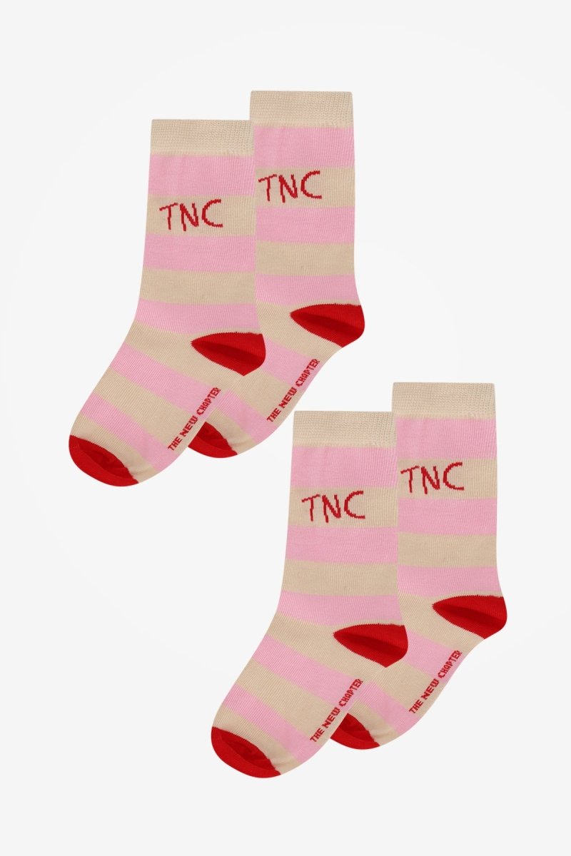 Vesper sokken beige twee - pack Giant steps - The New Chapter Store