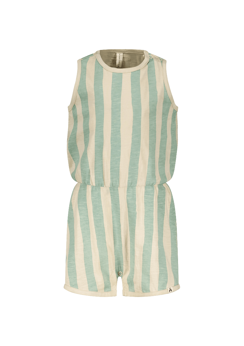 Freddie jumpsuit green stripe - The New Chapter Store