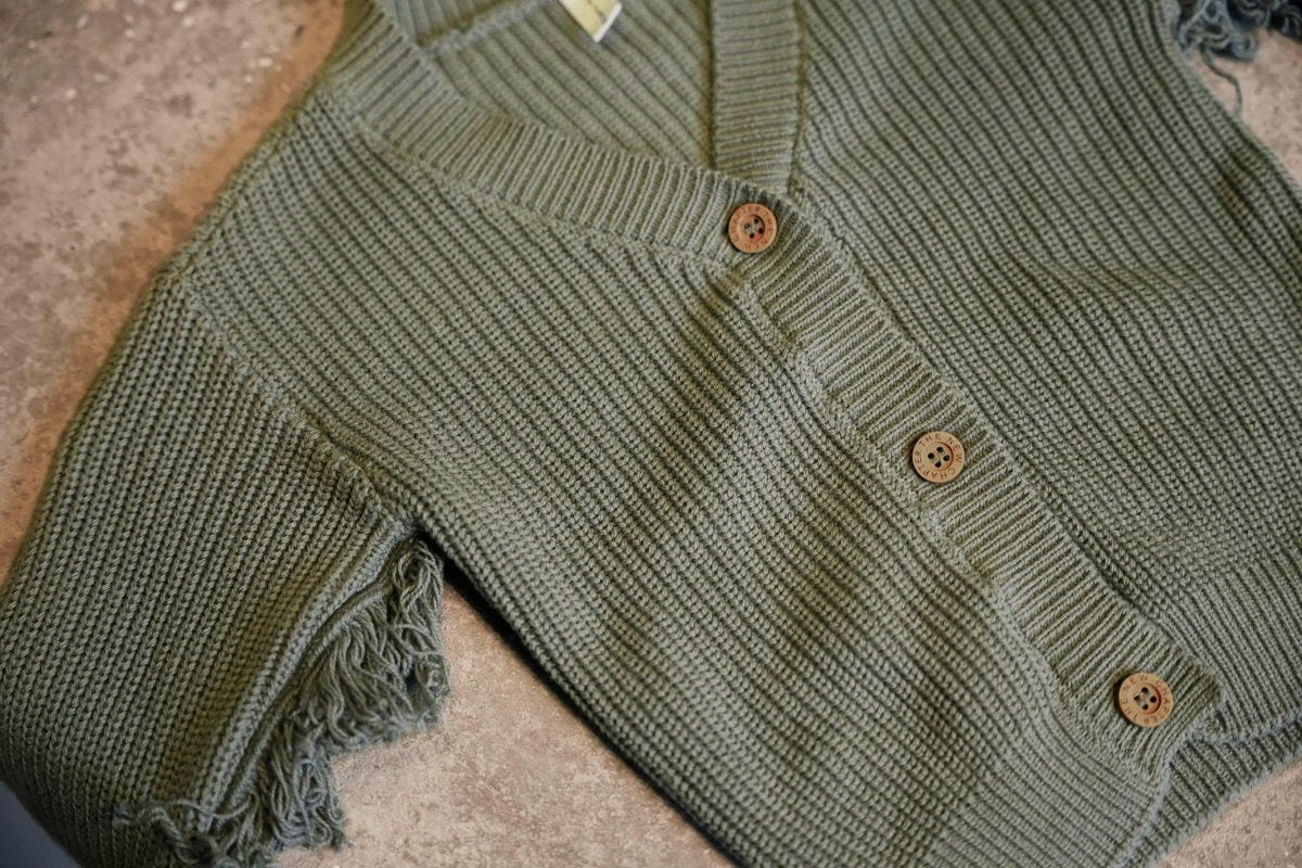 Isabel cardigan green - The New Chapter Store