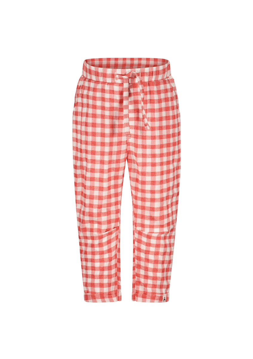 Luka pants red check - The New Chapter Store